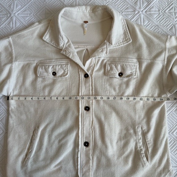 Free People Ruby Fleece Oversized Shirt Jacket Size Small - Picture 9 of 14